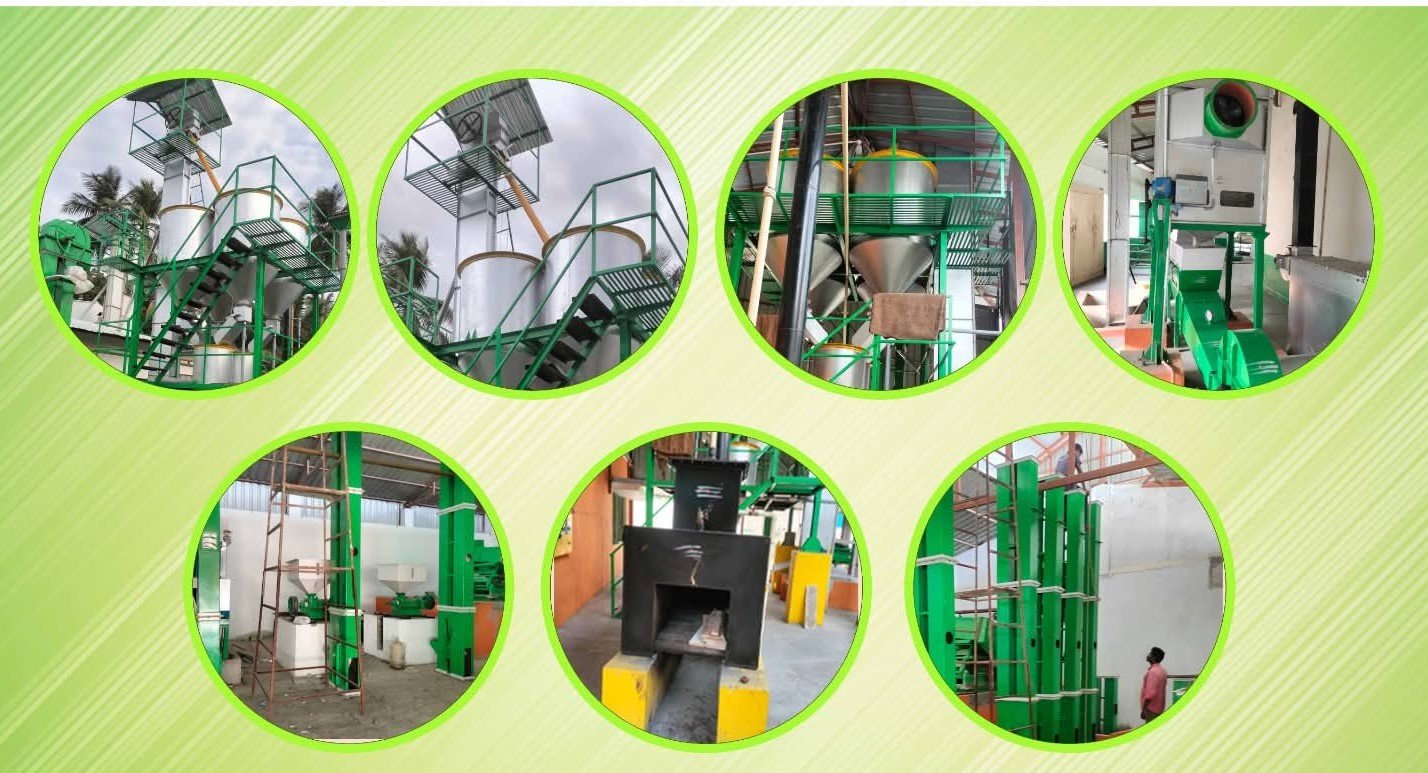 Mini Modern Rice Mill Collage